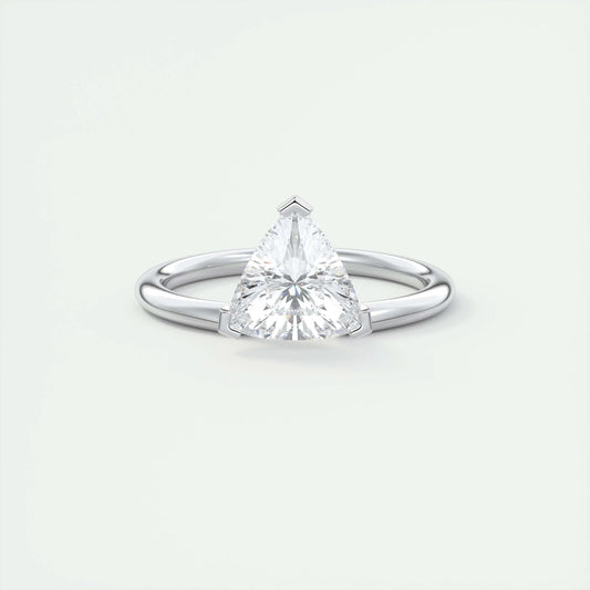 1.5 CT Trillion Solitaire CVD F/VS1 Diamond Engagement Ring