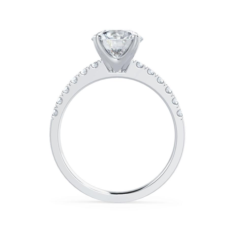 1.20 CT Round Solitaire CVD F/VS1 Diamond Engagement Ring