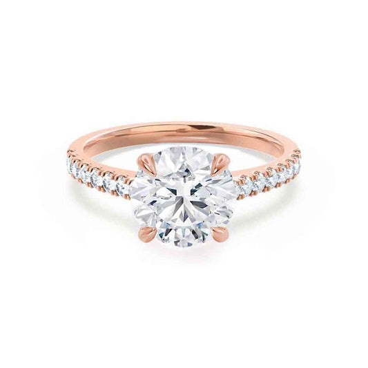 1.0 CT Round Solitaire CVD E/VVS1 Diamond Engagement Ring